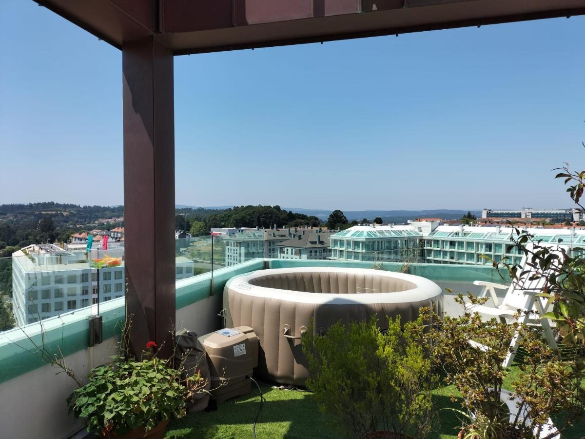 Preciosa Habitacion Suite En Atico Con Terraza Santiago de Compostela Zewnętrze zdjęcie