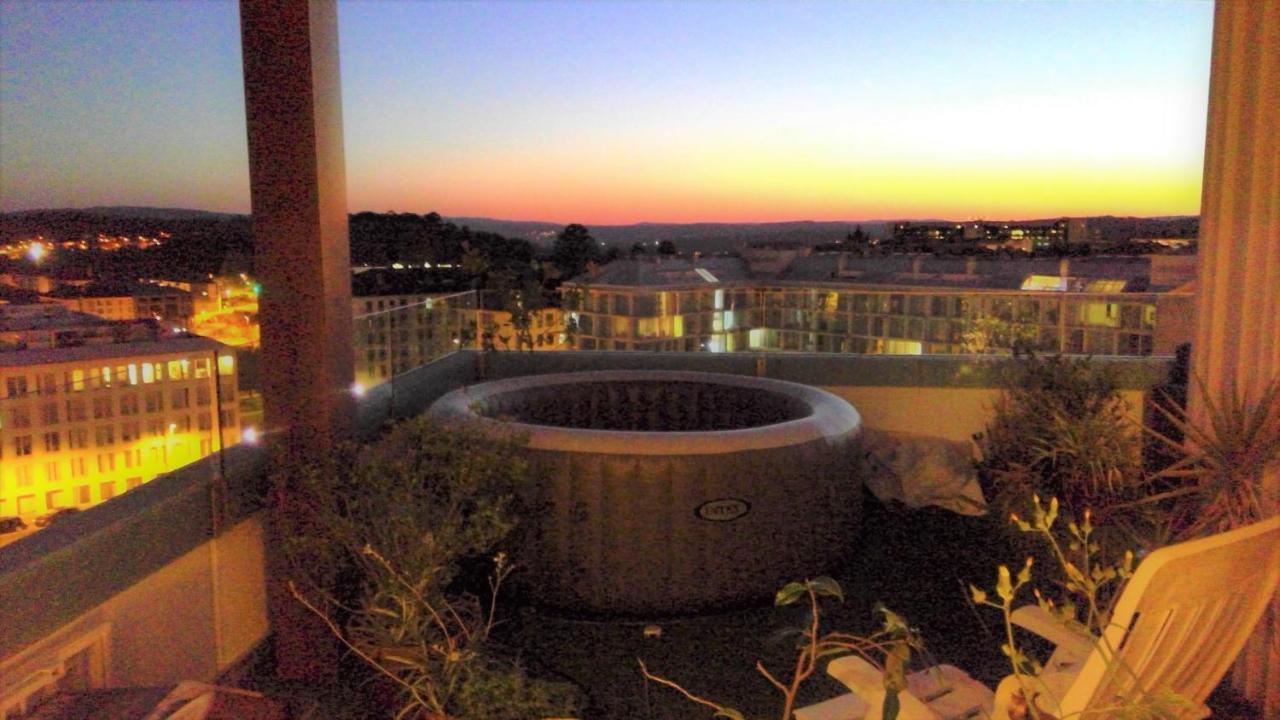 Preciosa Habitacion Suite En Atico Con Terraza Santiago de Compostela Zewnętrze zdjęcie